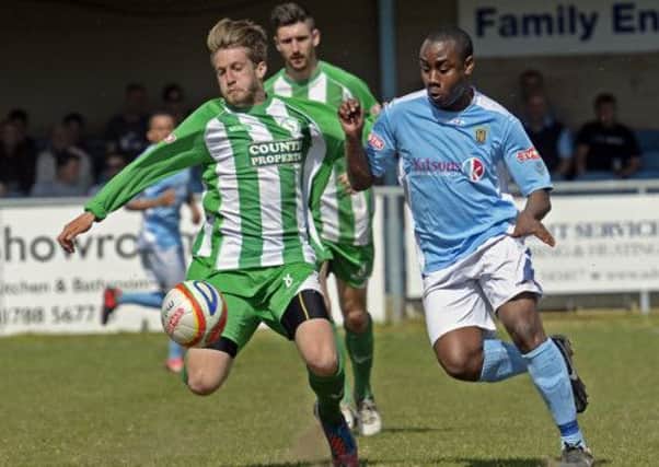 Rugby Town v Biggleswade Town, play-off final. Picture: Martin Pulley.