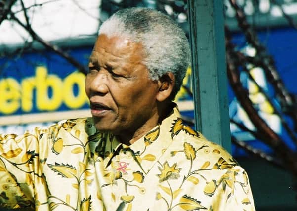 Nelson Mandela  visiting Bedford  in 2000.