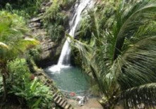 The Concord Falls, Grenada. Picture: PA Photo/Abi Jackson.