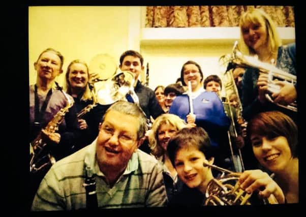 Some of East Beds Concert Band's members