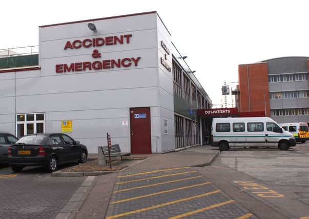 Bedford Hospital Accident and Emergency.