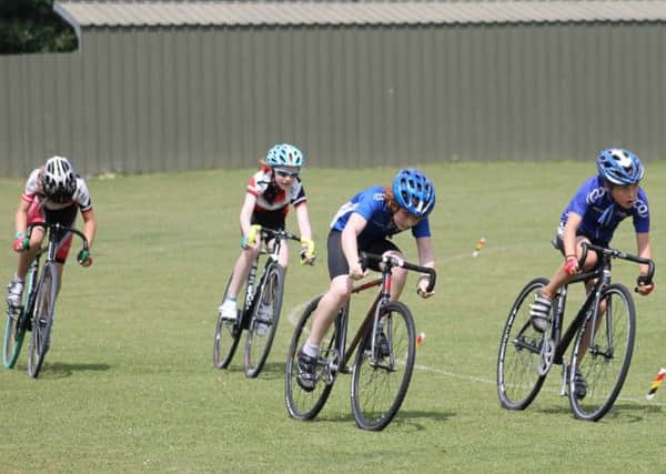 Ashwell cyclists at Biggleswade Sports Meeting PNL-140716-160841002