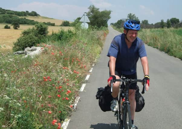 Martin Rowe is ready for his charity cycle ride