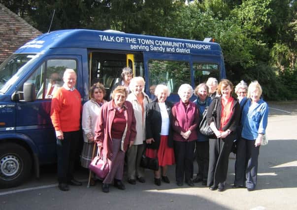 Sandy Stroke Club is just one of the many organisations that makes use of the Talk of the Town bus. PNL-141028-153430001
