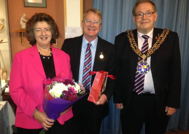 Councillor Colin Osborne has completed 40 years of service
