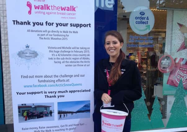Michelle Wrighton, who his raising money for Walk the Walk