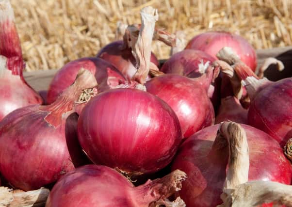 Bedforshire Growers have developed a red onion which makes you cry less