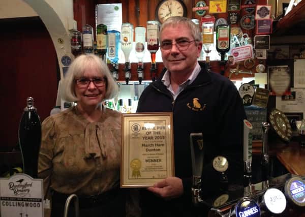The March Hare Freehouse in Dunton has won CAMRA Rural Pub of the Year 2015