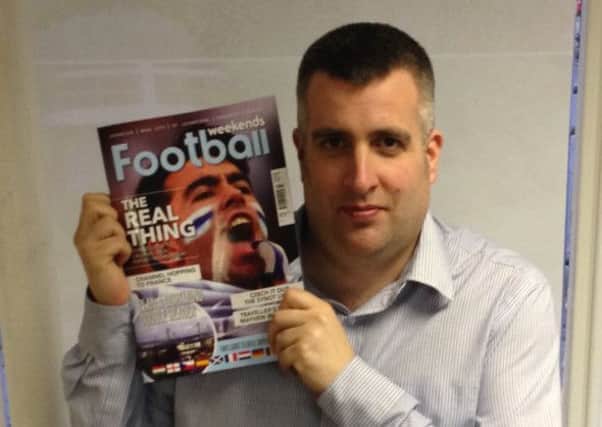 Jim Stewart launches his new football weekends magazine