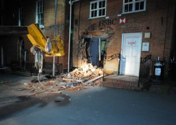 ATM attack at Reepham, Norfolk