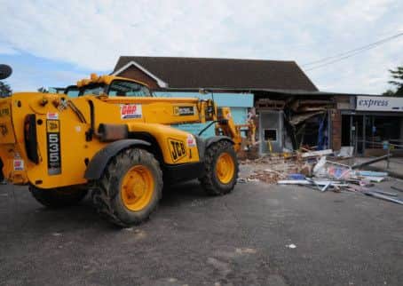 ATM attack at Tesco, Taverham. PNL-150203-140706001
