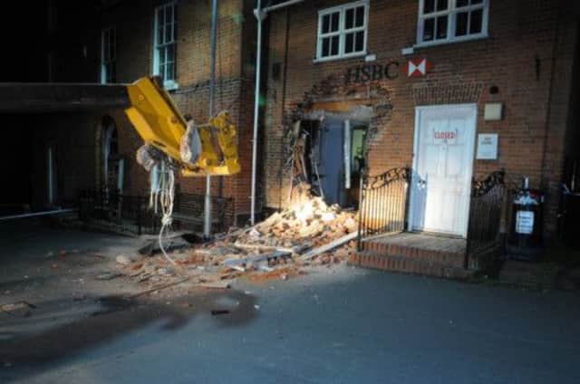 ATM attack at Reepham.