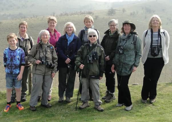 Clare Balding joins the Old Birds on their walk