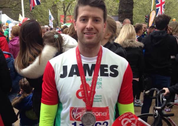 London Marathon runner James Drake.
