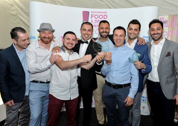 The winners at the Bedfordshire Food and Drink Awards
