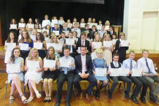 Stratton Upper School Year 10 award winners.
