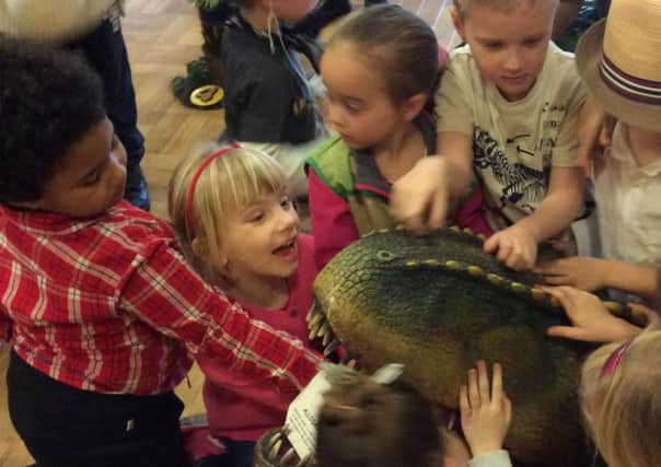 Dinosaur day at St Swithun's VC Lower School.