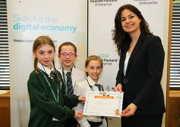 Gamlingay Village College students at Parliament with MP Heidi Allen. Picture: Matt Chung