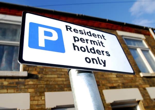 Residents parking permit sign PPP-160218-121249001