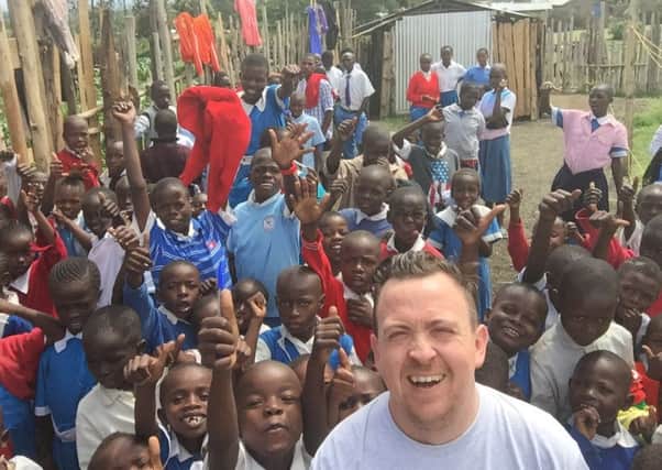Luke Newman in Kenya