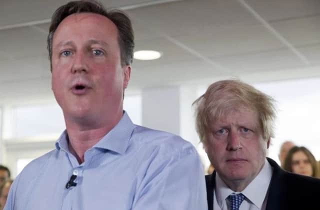 David Cameron and Boris Johnson