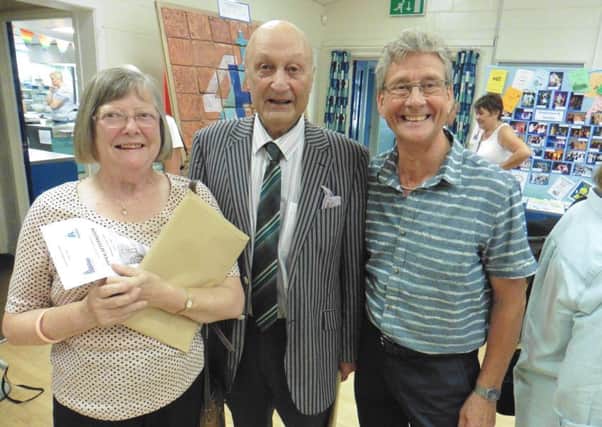 Henlow Academy 40th anniversary - teaching staff from 1976, Di Thomas, Brian Capell and Stuart Ponting