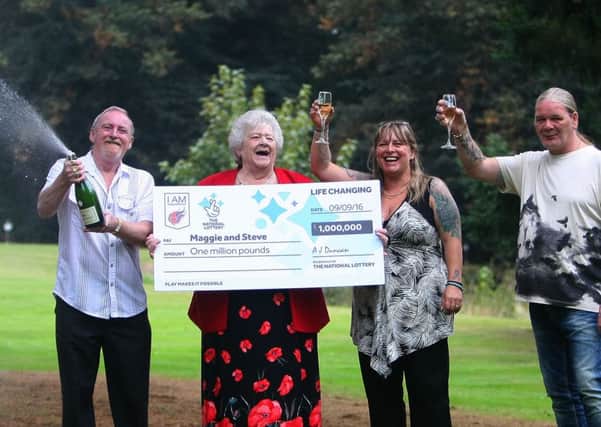 Maggie and Steve have won Â£1m to share