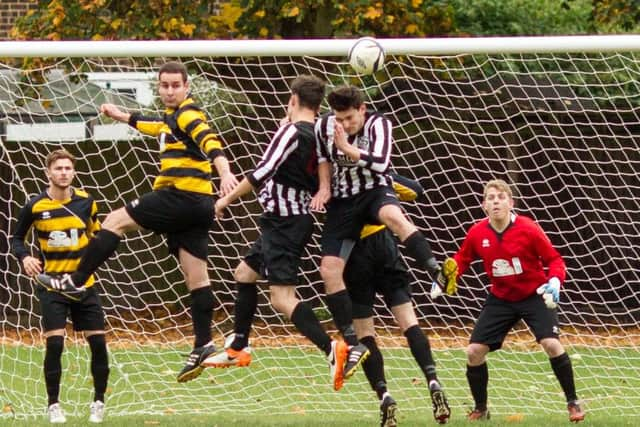 Sandy v Stevington. Picture: David Kay. PNL-160211-100118002