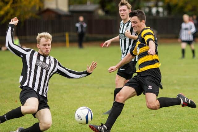 Sandy v Stevington. Picture: David Kay. PNL-160211-100047002