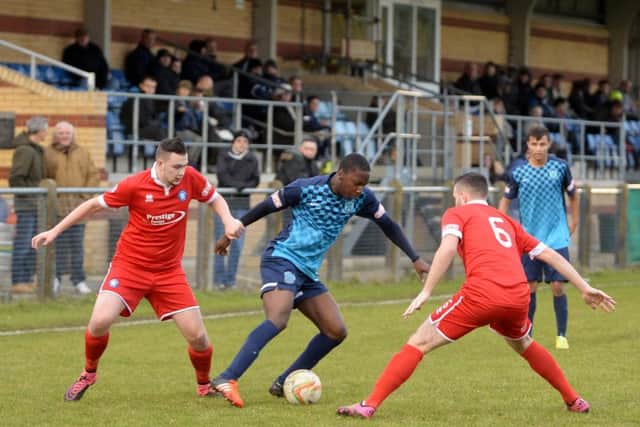 Arlesey Town v AFC Dunstable. Picture: June Essex.