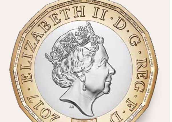 Gone is the old style round, all gold coin and in its place will be a 12-sided, bimetallic coin with a hidden high-security feature to protect it from counterfeiting.