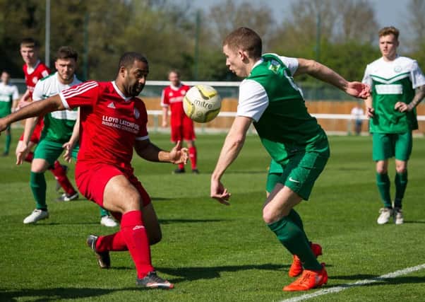 Biggleswade FC v Risborough. Picture: Guy Wills.