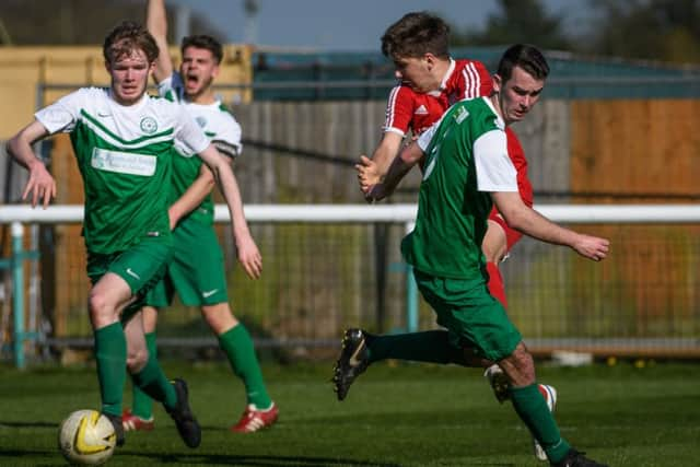 Biggleswade FC v Risborough. Picture: Guy Wills.