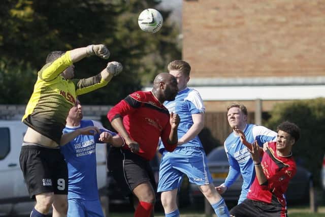 Caldecote Res v Houghton Athletic. Picture: David Kay.
