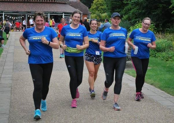 Biggleswade AC Couch to 5k graduates running at Bedford. Picture: Damien Pitts. PNL-170719-132619002