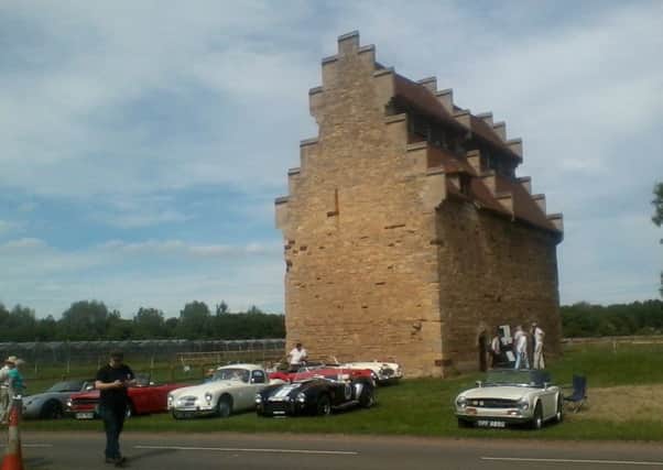 Classic cars at Willington Dovecote.