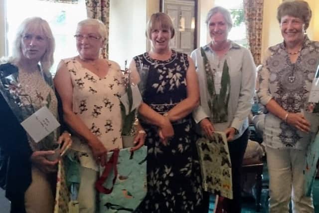 John O'Gaunt GC Ladies Captains Day Ladies winning team with Rosemary Kimber, Ladies Captain, in centre. PNL-170726-160455002