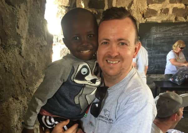 Luke Newman in Kenya