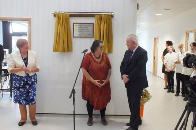 Professor Monica Grady opens new Â£8 million science centre