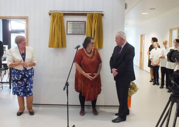 Professor Monica Grady opens new Â£8 million science centre